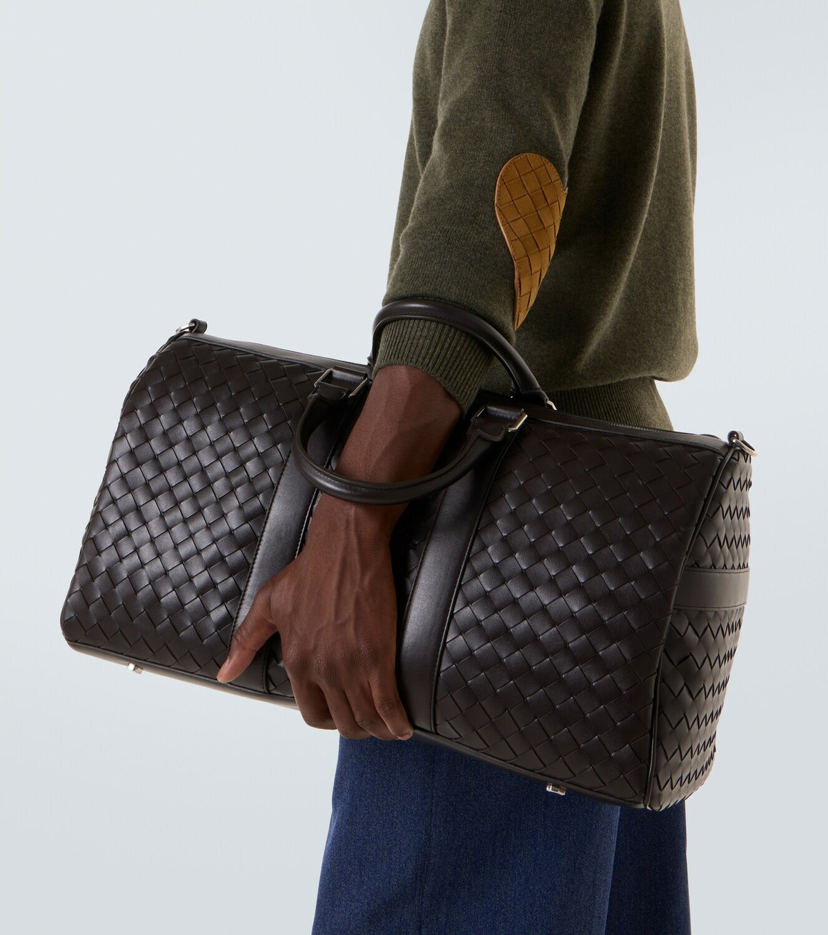 Bottega Veneta Intrecciato leather duffel bag