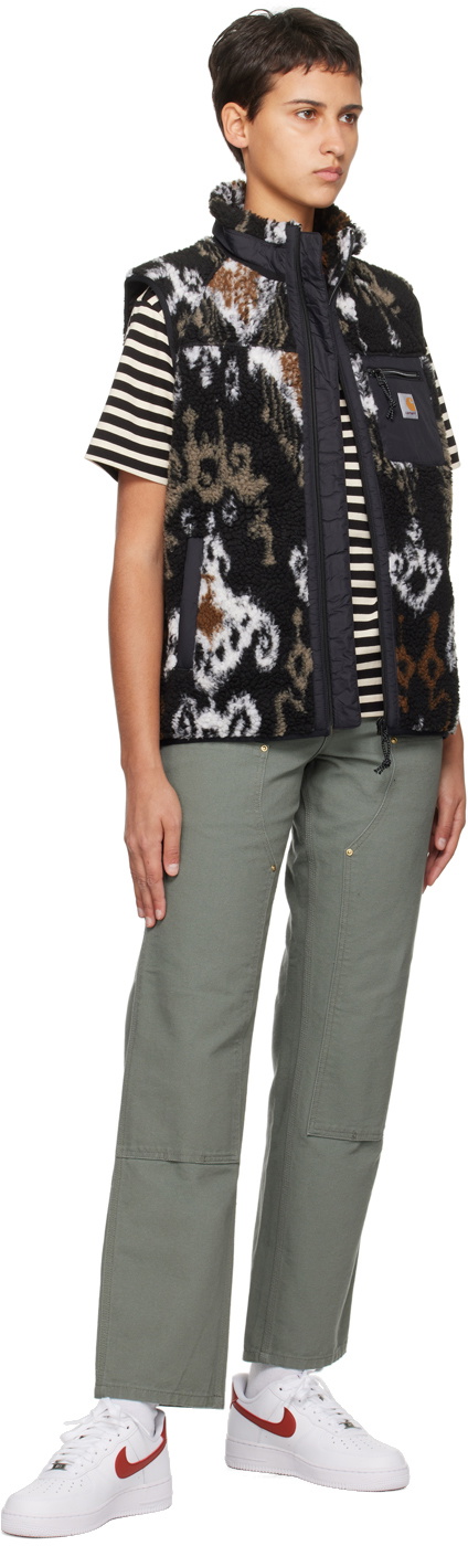 black white orange air force 1