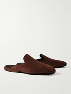 Rubinacci - Comfort Suede Slippers - Brown