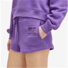 Dolce & Gabbana Women's Vibe Sweat Shorts in Purple