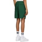 Rhude Green Warm-Up Shorts