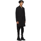 Julius Black Crepe Coat