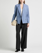Dries Van Noten Womens Blazer Pastel in Blue