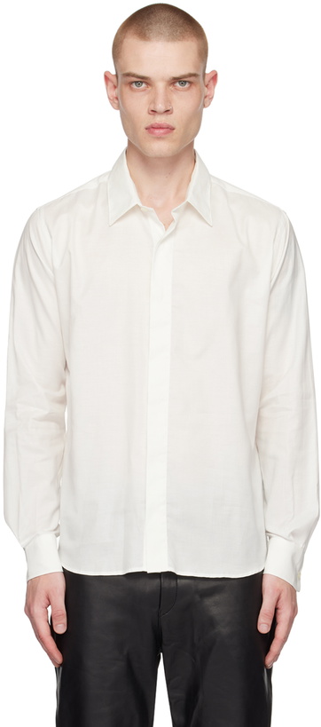 Photo: AMI Alexandre Mattiussi White Button Shirt