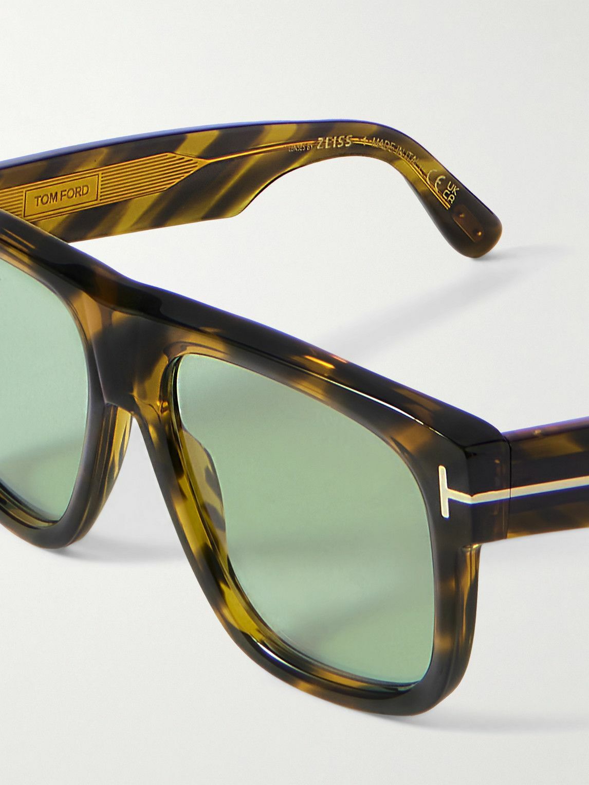 TOM FORD - Icon Square-Frame Tortoiseshell Acetate Sunglasses