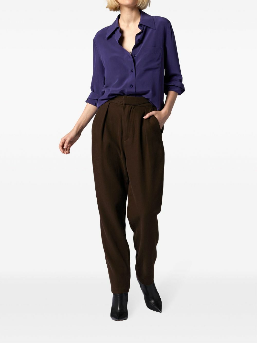 Equipment Silk Shirt XS