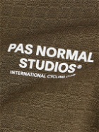 Pas Normal Studios - Escapism Logo-Print Cycling Jersey - Green