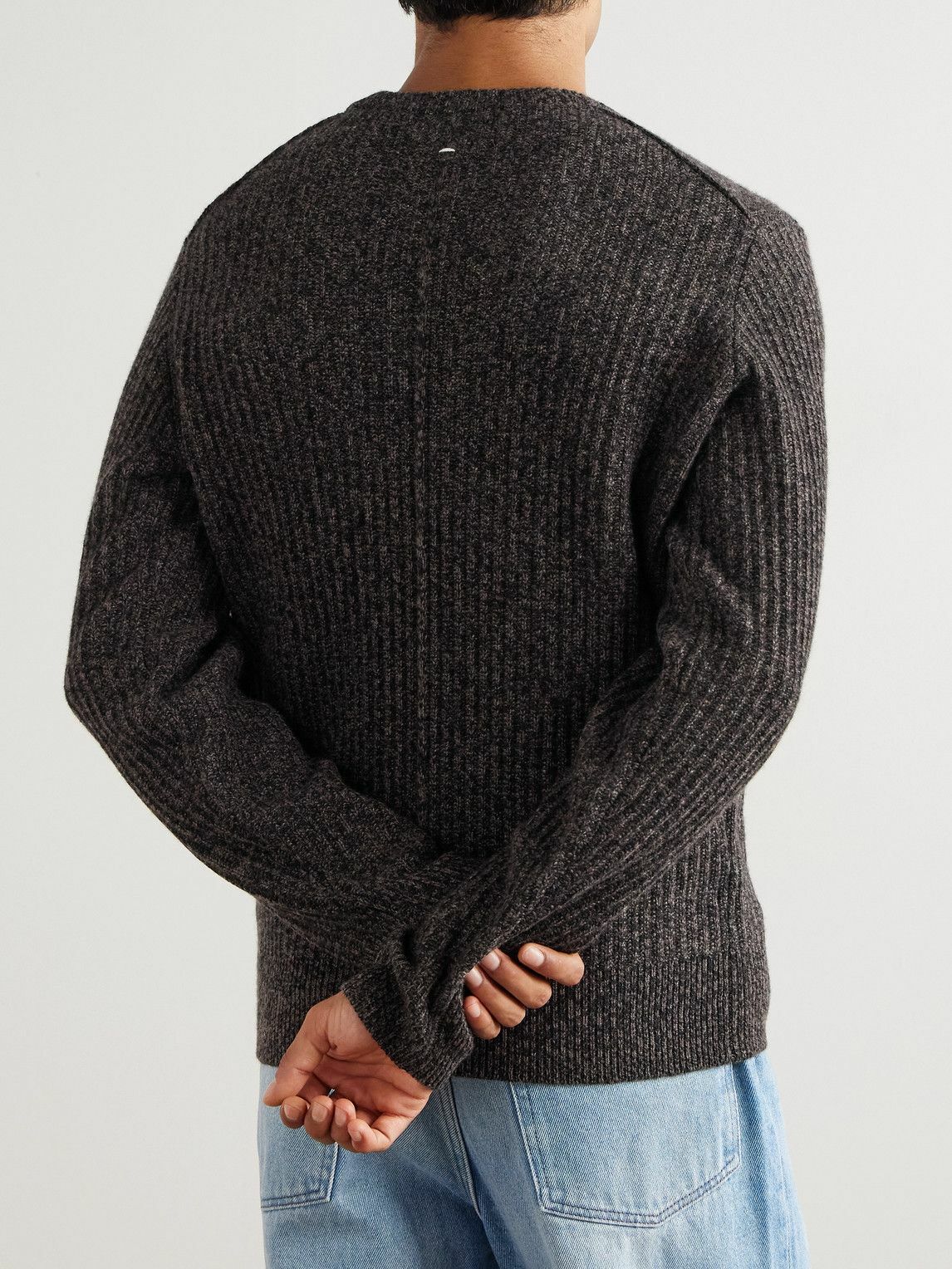 Rag & Bone - Jensen Ribbed-Knit Cashmere Sweater - Brown