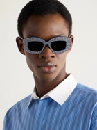 LOEWE - D-Frame Crystal-Embellished Acetate Sunglasses