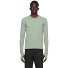 Uniforme Paris Green Exposed Seam Henley