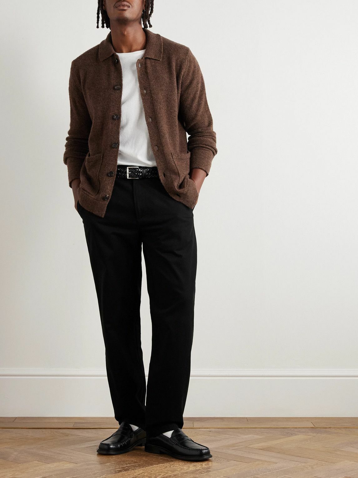 A.P.C. - Lawrence Straight-Leg Cotton-Twill Chinos - Black