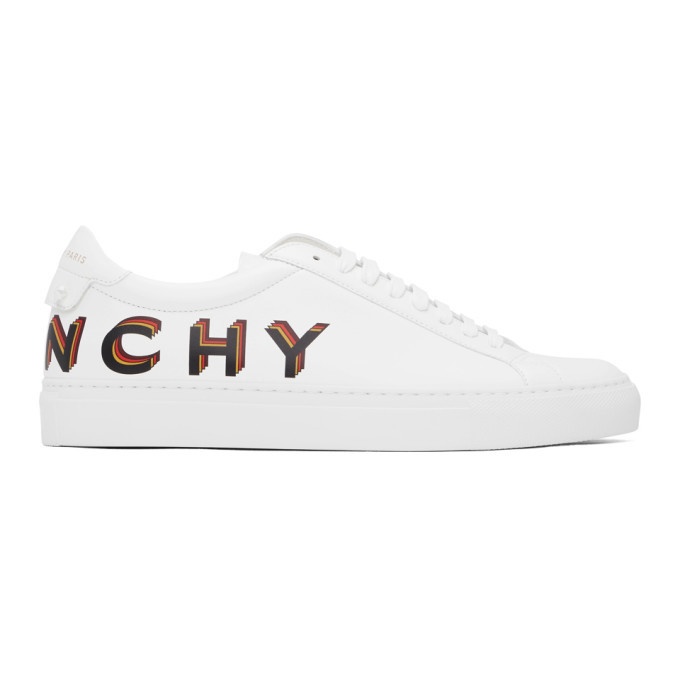 Photo: Givenchy White Logo Urban Knot Sneakers