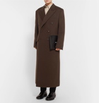 Balenciaga - Oversized Double-Breasted Camel Coat - Brown