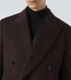 Lardini Double-breasted wool coat