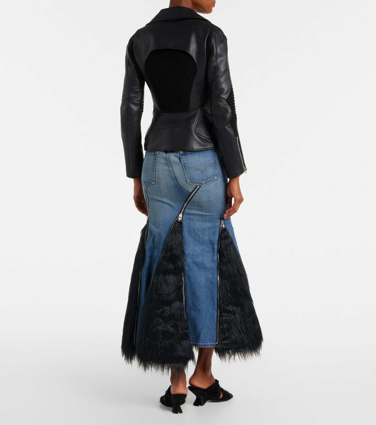 Junya Watanabe Faux leather jacket