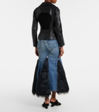 Junya Watanabe Faux leather jacket