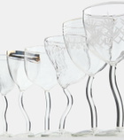 Seletti x Diesel Living Classics on Acid Greca wine glass