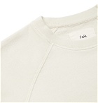 Folk - Rivet Garment-Dyed Loopback Cotton-Jersey Sweatshirt - Off-white