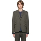 Junya Watanabe Brown Stripe Blazer