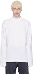 Dries Van Noten White Dropped Shoulders Turtleneck