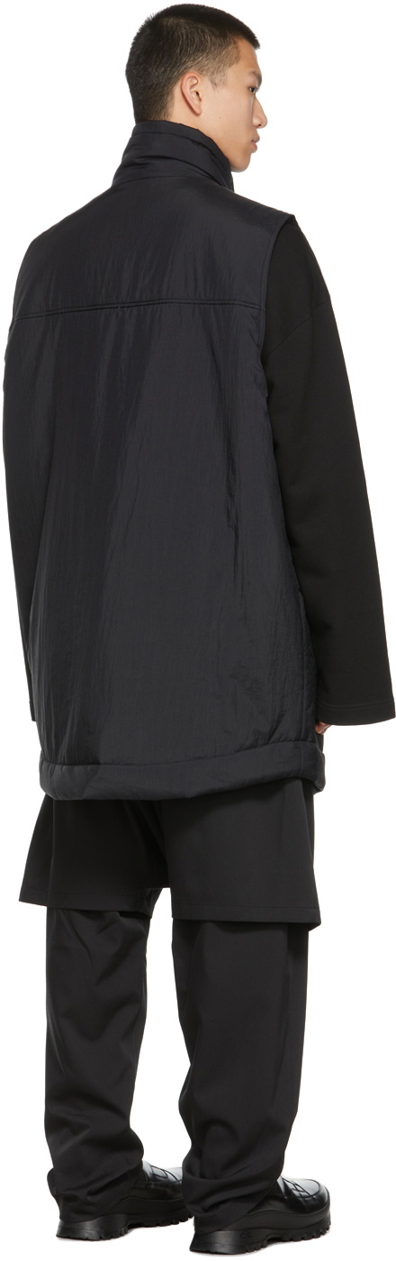 JERIH Black Padded Utility Vest