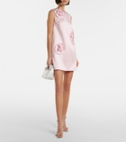 Self-Portrait Satin minidress