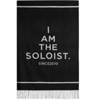 TAKAHIROMIYASHITA TheSoloist. - Intarsia Wool and Cashmere-Blend Blanket - Men - Black