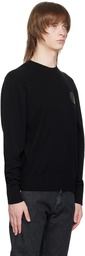 Versace Jeans Couture Black V-Emblem Sweater