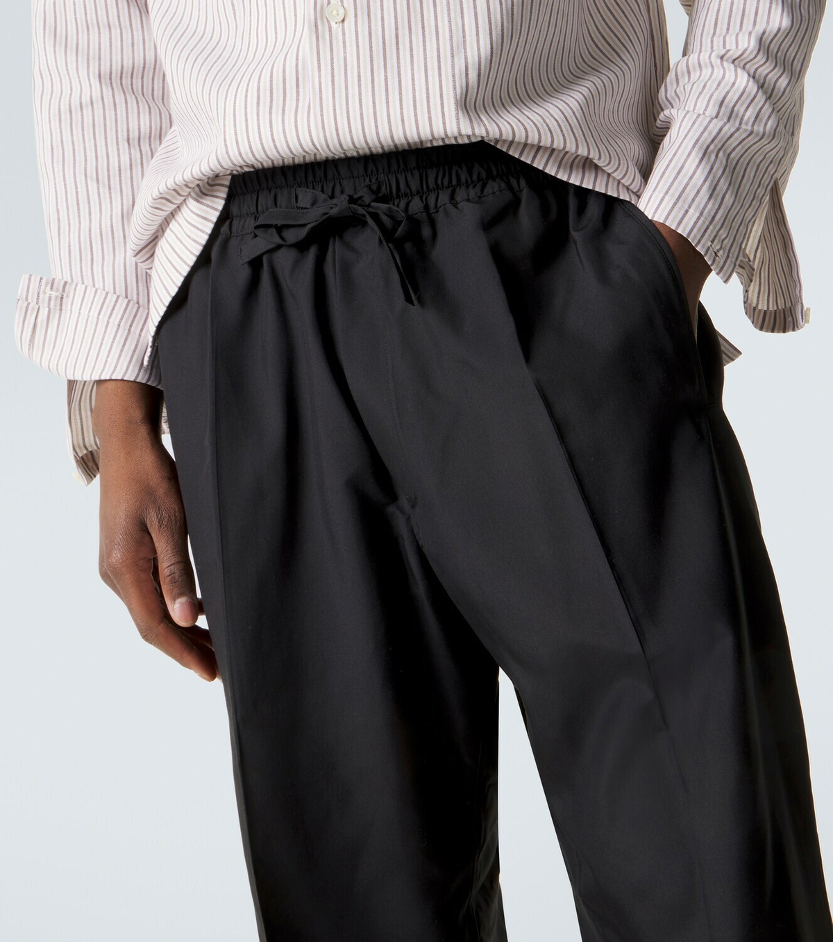 Umit Benan Julian silk straight pants