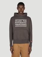 Human Made Text Print Hooded Sweatshirt