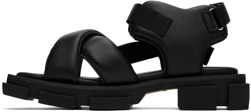 both Black Gao Sandals