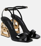 Dolce&Gabbana - DG patent leather sandals