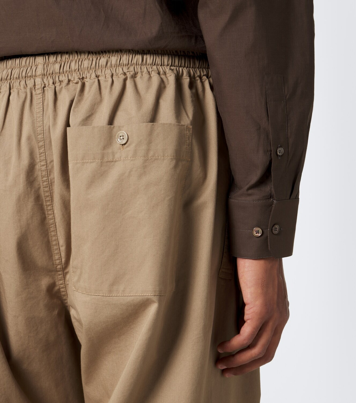 Lemaire Cotton twill wide-leg pants