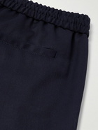 A.P.C. - Pieter Straight-Leg Pleated Wool Trousers - Blue