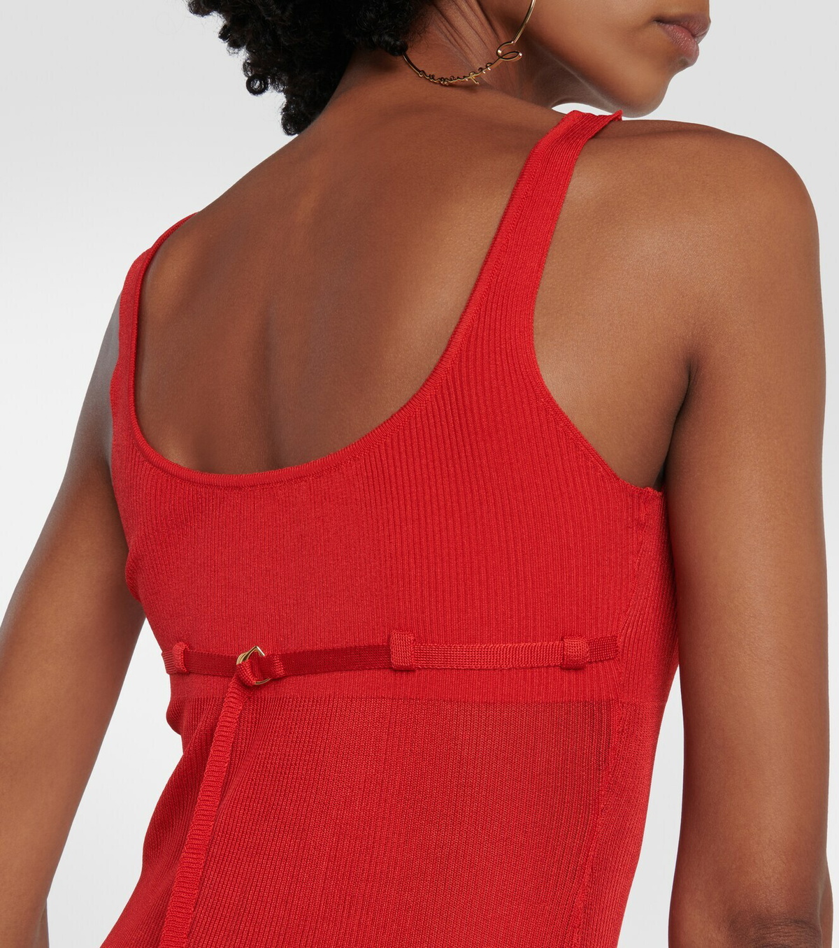 Jacquemus La Robe Maille Oranger maxi dress Jacquemus