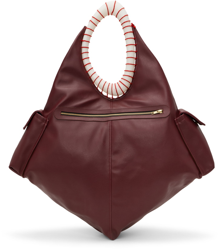 Photo: Stanley Raffington Burgundy Curve Tote