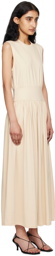 TOTEME Off-White Sleeveless Midi Dress