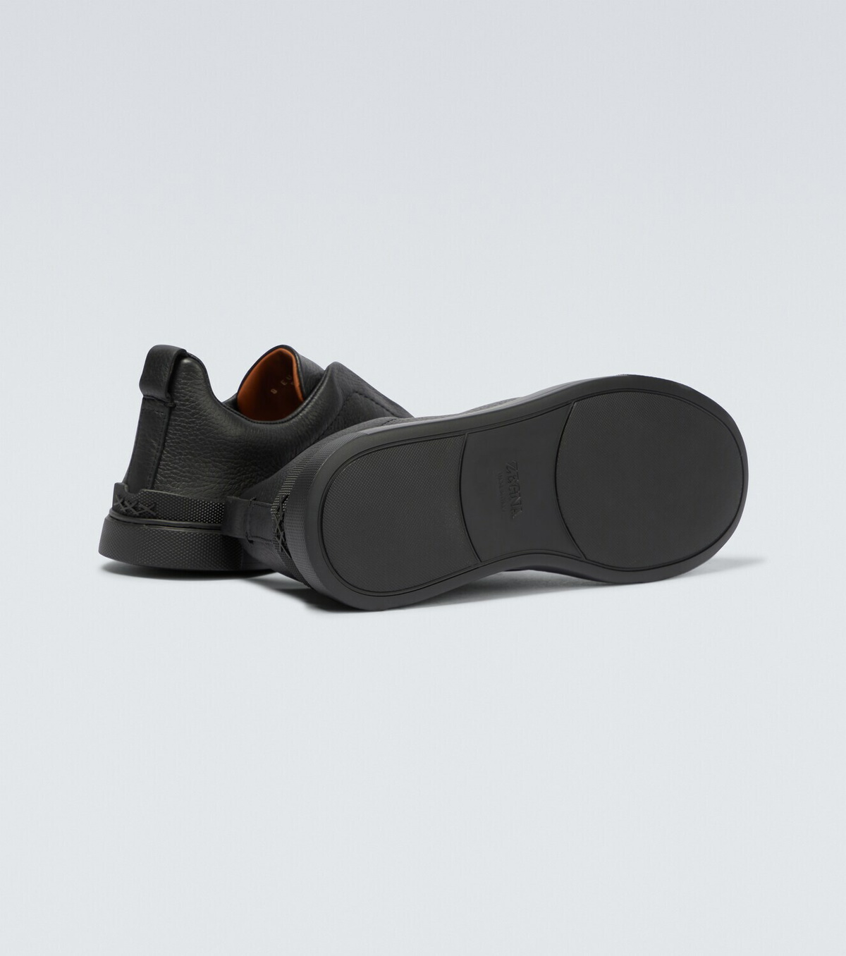 Zegna Triple Stitch leather sneakers