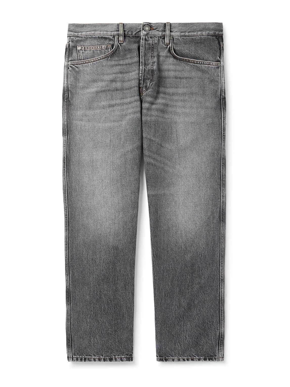 Lardini - Slim-Fit Straight-Leg Jeans - Gray