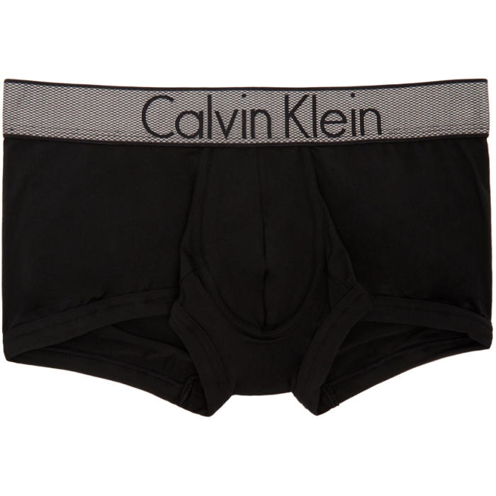Photo: Calvin Klein Underwear Black Low-Rise Boxer Briefs 