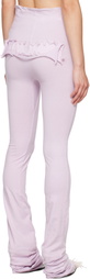 Ottolinger Purple Distressed Drape Lounge Pants