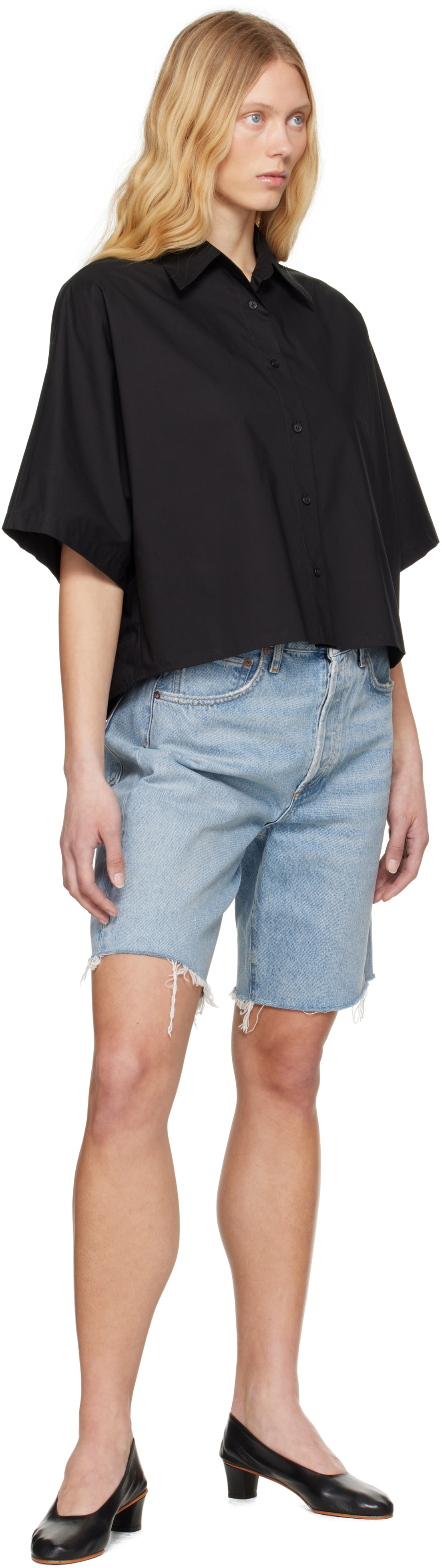 AGOLDE Black Merrin Shirt