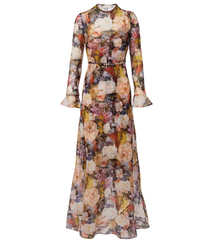 Zimmermann Illuminate silk and linen cocktail dress Zimmermann