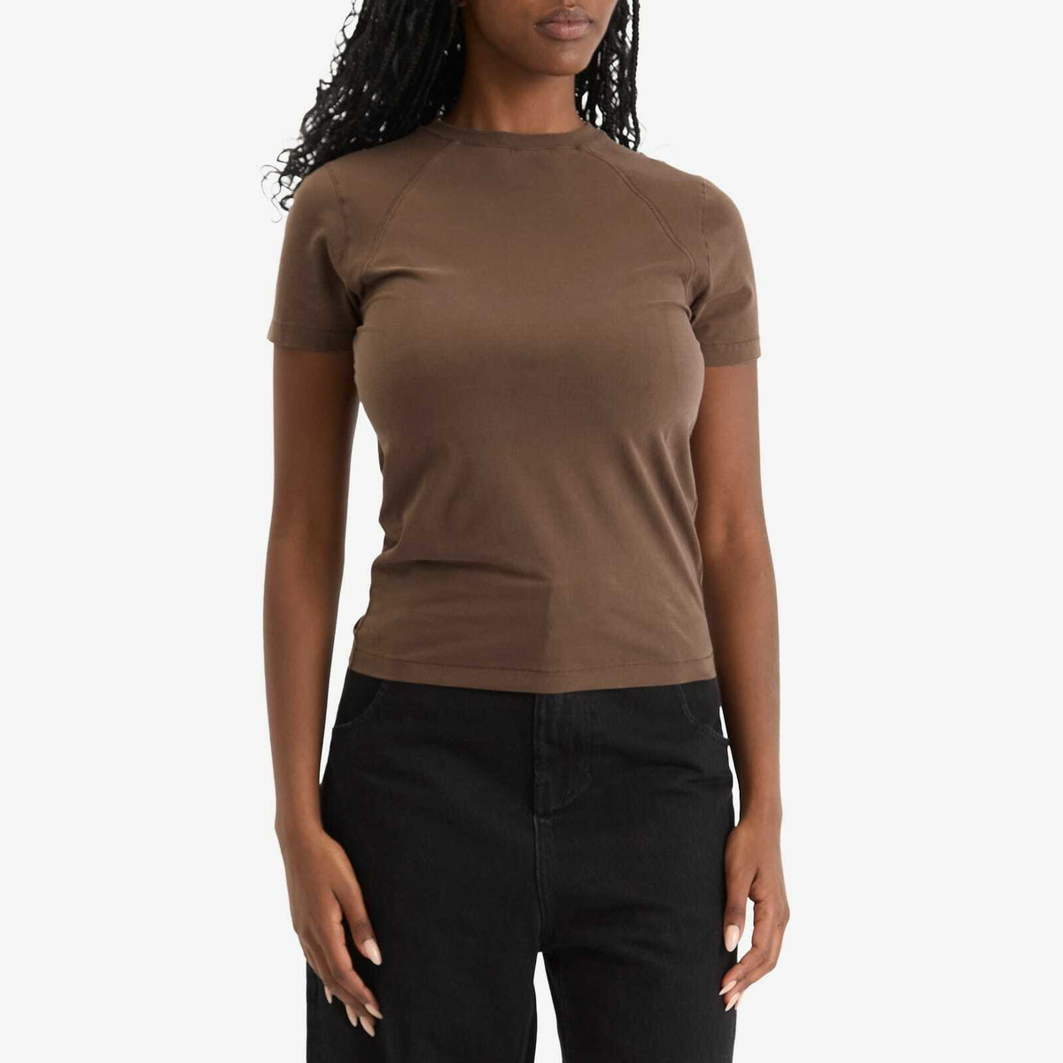 Entire Studios Women's Mini T-Shirt in Brunette