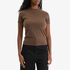 Entire Studios Women's Mini T-Shirt in Brunette