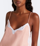 Posse Tabitha lace-trimmed top