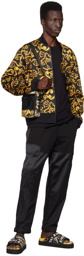 Versace Jeans Couture Black Paneled Cargo Pants