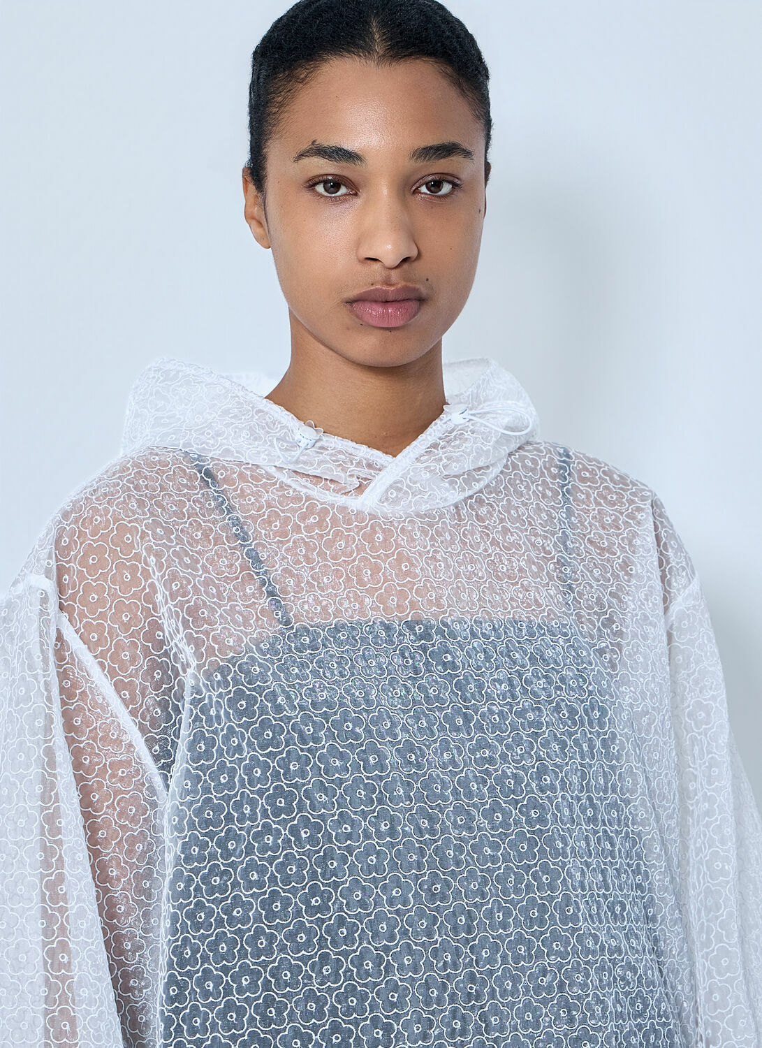 Cecilie Bahnsen CBshila Hoodie Windflower Top