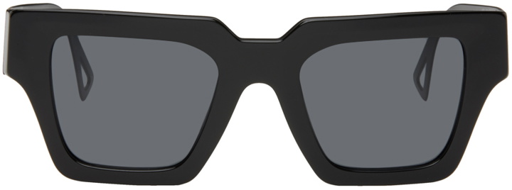 Photo: Versace Black 90s Vintage Logo Sunglasses