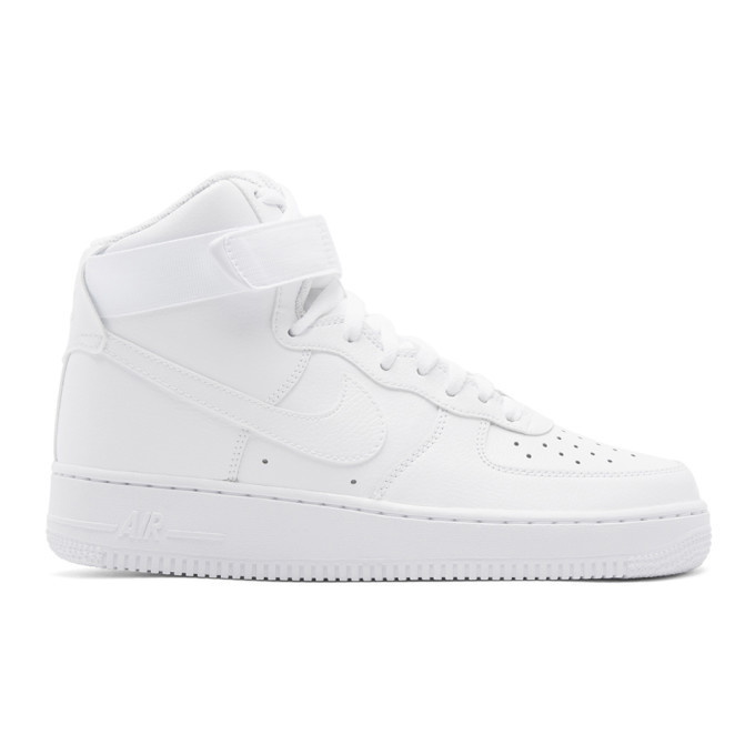 Photo: Nike White Air Force 1 07 High Sneakers